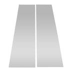 2pcs Door Pillar Window Trim for Ford Bronco (2021–2023) Silver Tone
