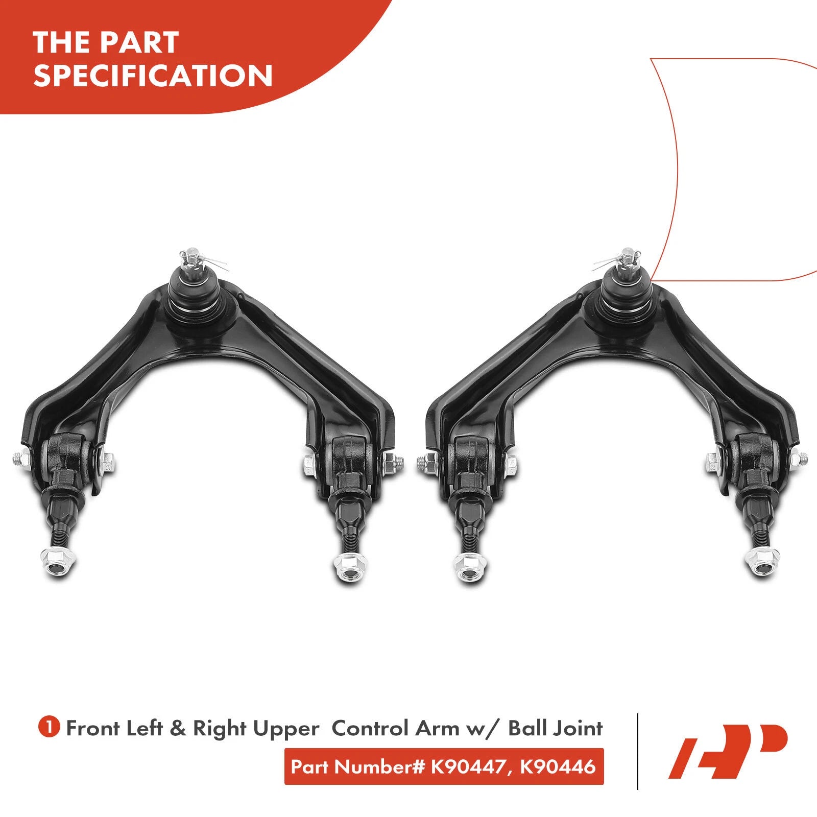 Set of 10 Front Upper Control Arms for Honda Accord Acura