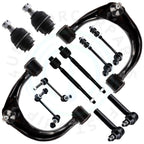 Set of 12 Front Ball Joint Tie Rod Ends for Lexus GX470 Toyota 4Runner (2003–2009)