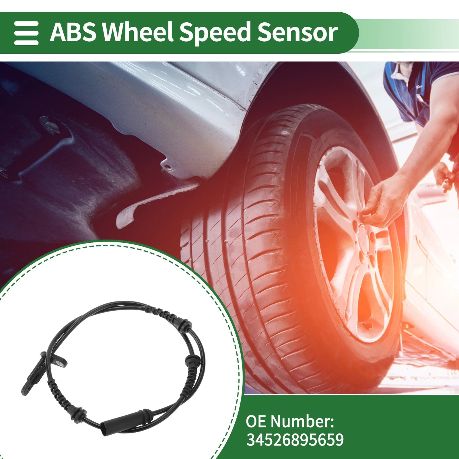 ABS Wheel Speed Sensor No. 34526895659 for BMW X3 (2018)