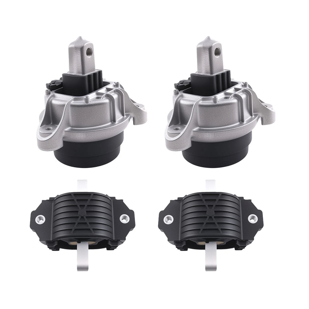 Set of 4 Engine Motor Transmission Mounts for BMW F10 F06 (2011–2017)