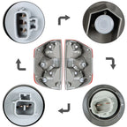 Set of 2 Tail Light Assemblies for Toyota Tundra (2014–2015)