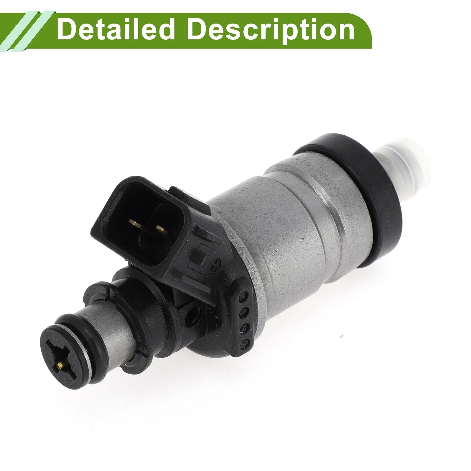 Fuel Injector No. 06164-P2J-000 for Honda Civic Si (1999–2000) 1 Pc Black