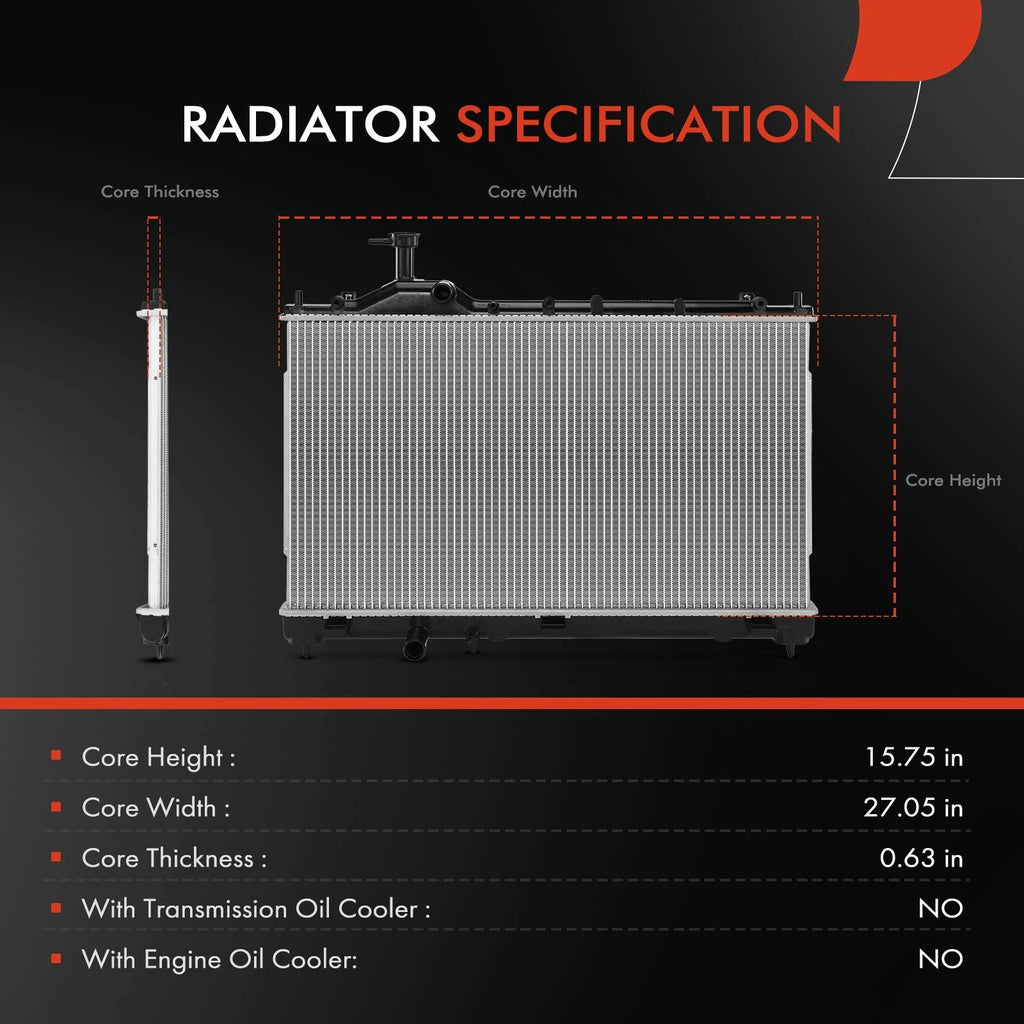 Radiator for Mitsubishi Eclipse Cross (2022-2024)