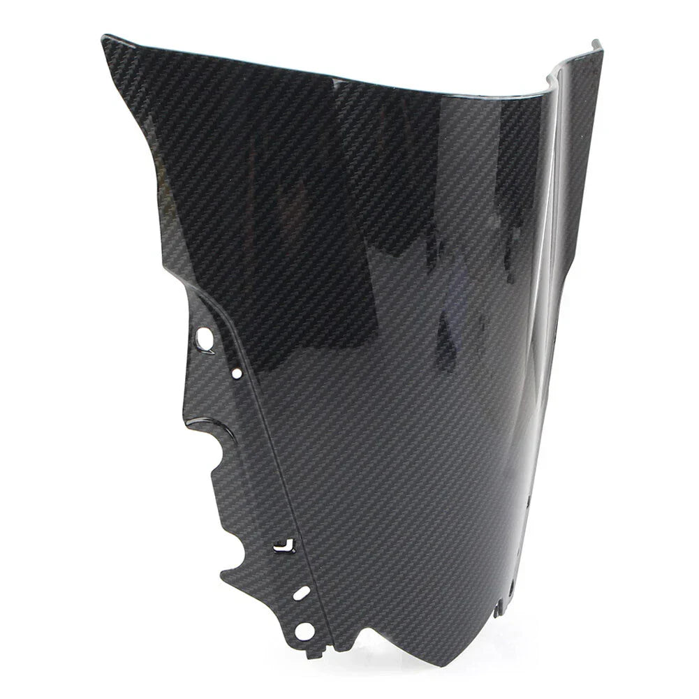 Black Carbon Fiber ABS Windshield for Yamaha YZF-R25 R3 (2014-2018)