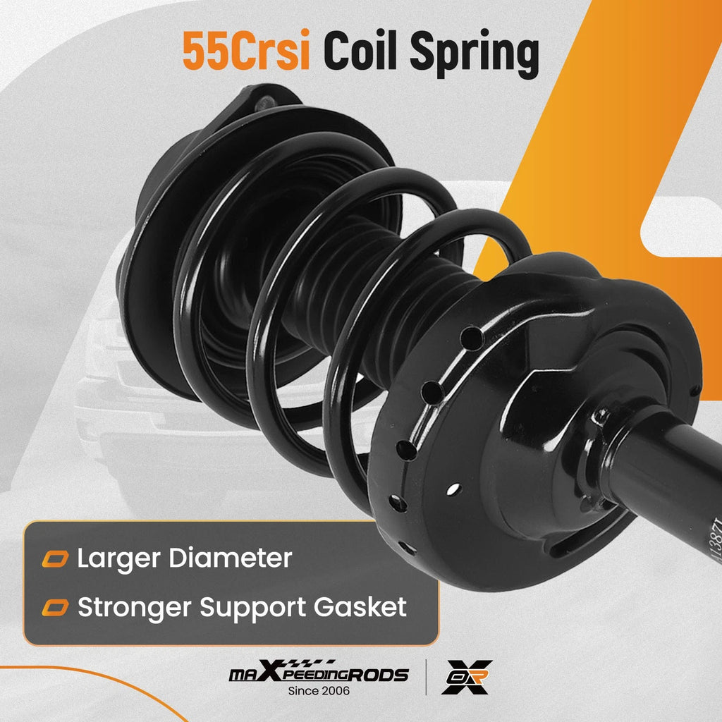 Set of 4 Complete Struts with Coil Spring for Subaru Legacy (2010–2012)