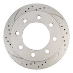 Front Drilled Slotted Disc Brake Rotors for 2000–2002 Dodge Ram 2500/3500 (2PC)
