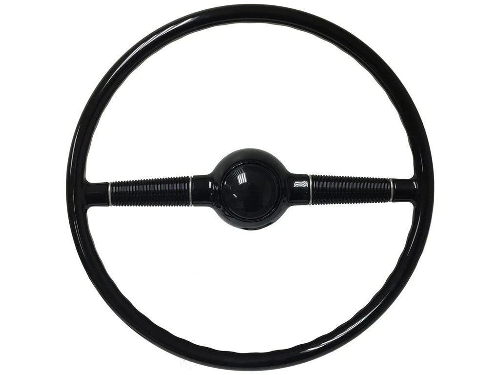 Steering Wheel Horn for 1940 Ford Deluxe Taper (16 Inch Gloss Black)