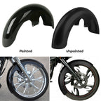 23" Motor Wrap Front Fender for Harley Touring Custom Baggers (Unpainted/Painted)
