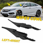 2X Windshield Wiper Cowl End Air Inlet Panel for Honda Civic (2016–2020)