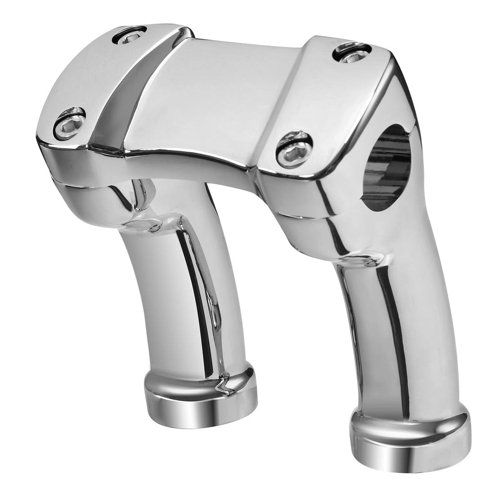 4" Handlebar Riser for Harley Softail Fatboy Dyna Low Rider (Chrome)