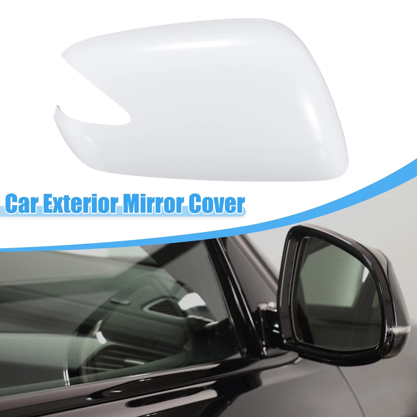 Right Side Mirror Cover for Honda Jazz Mk3 (2008–2015) - White