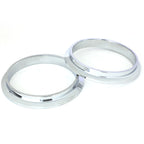 Set of 4 V-Band Bolt Clamps & Flanges for Turbo Down-Pipe Wastegate Exhaust