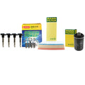 Set of 4 Mann Filters & 4 Denso Iridium Spark Plugs for Audi A4