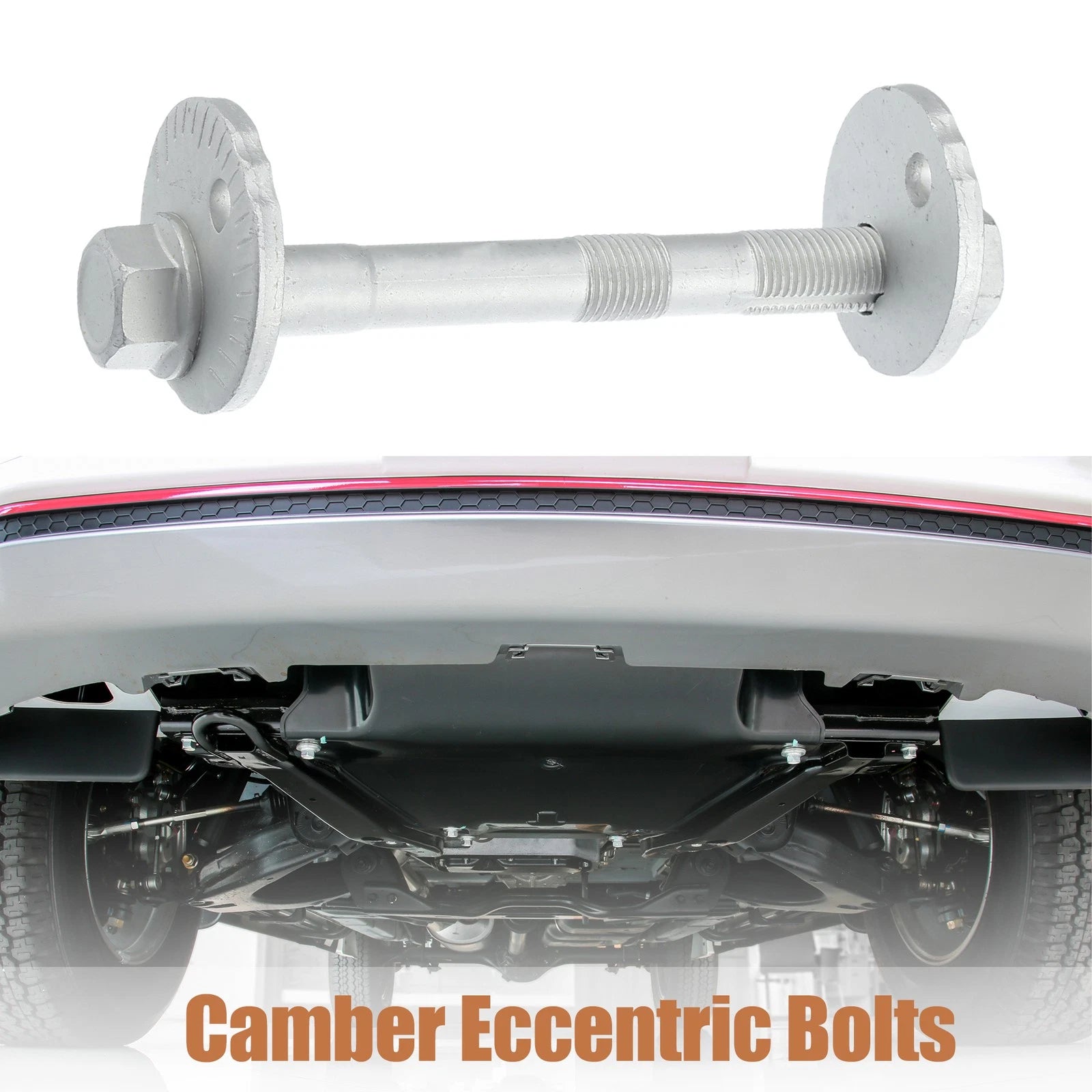 Set of 2 Eccentric Alignment Camber Bolts for Toyota FJ Cruiser (2006–2023)