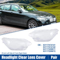 1 Pair Headlight Clear Lens Shell Cover for BMW F20 (2012–2014) No. 63117414141