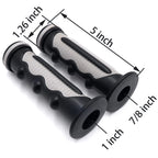 7/8" Rubber Handle Bar End Hand Grip for Harley ATV Dirt Bike KTM Honda