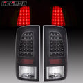 Black Smoke LED Tail Lights for Dodge Ram 1500 2500 3500 (2009–2018)