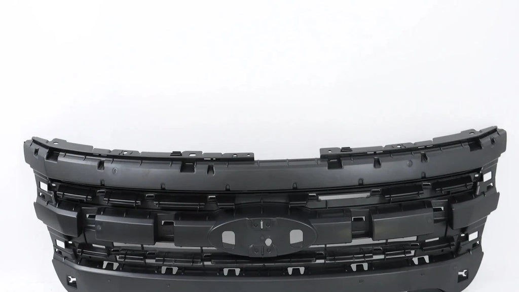 Front Grille Shell for Ford Explorer Police Interceptor (2011–2015) Black