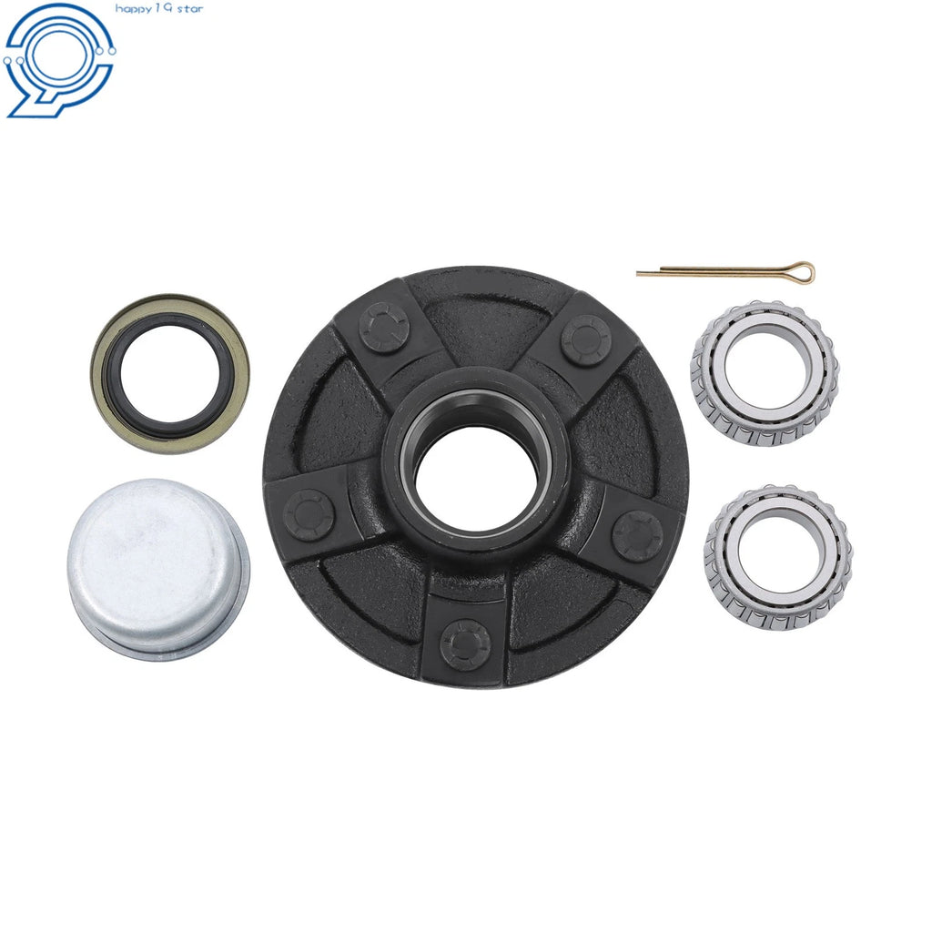 Trailer Hub Kit for 2000 lbs Spindle 5 on 4.5 (2000-2023)