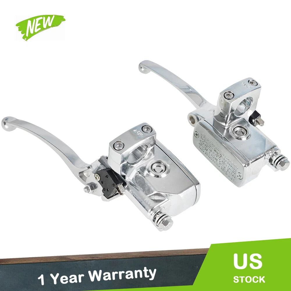 1" Handlebar Master Cylinder Hydraulic Brake Control Clutch Lever for Motorcycle