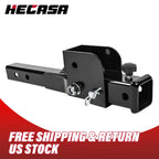 2" Trailer Hitch Mount Shank Tow Adapter for Cargo Carrier (500LBS)