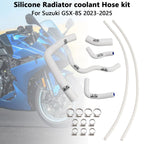 Silicone Radiator Coolant Hose for Suzuki GSX-8S (2023–2025) White