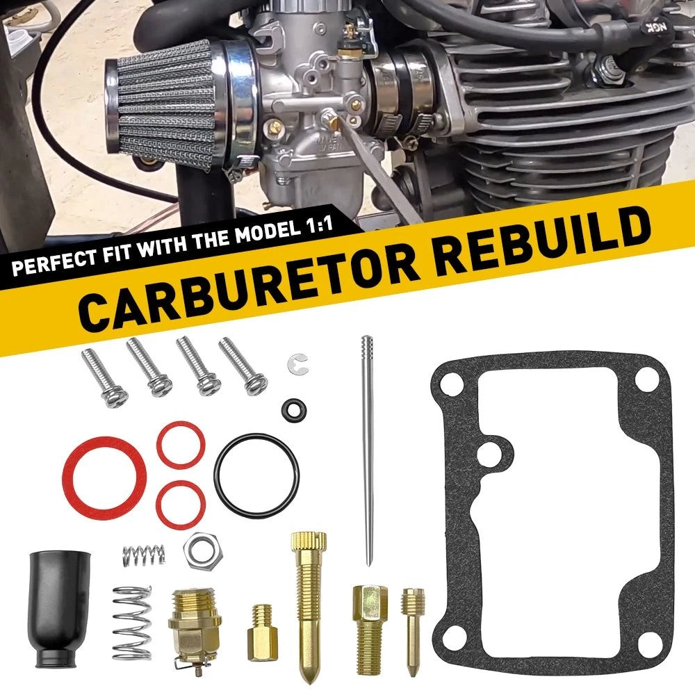 Carburetor Rebuild Gasket Repair Kit for Mikuni VM32 VM34 (EXV)