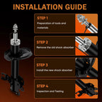 Set of 4 Front Struts Rear Shocks for Nissan Sentra (2002-2006)