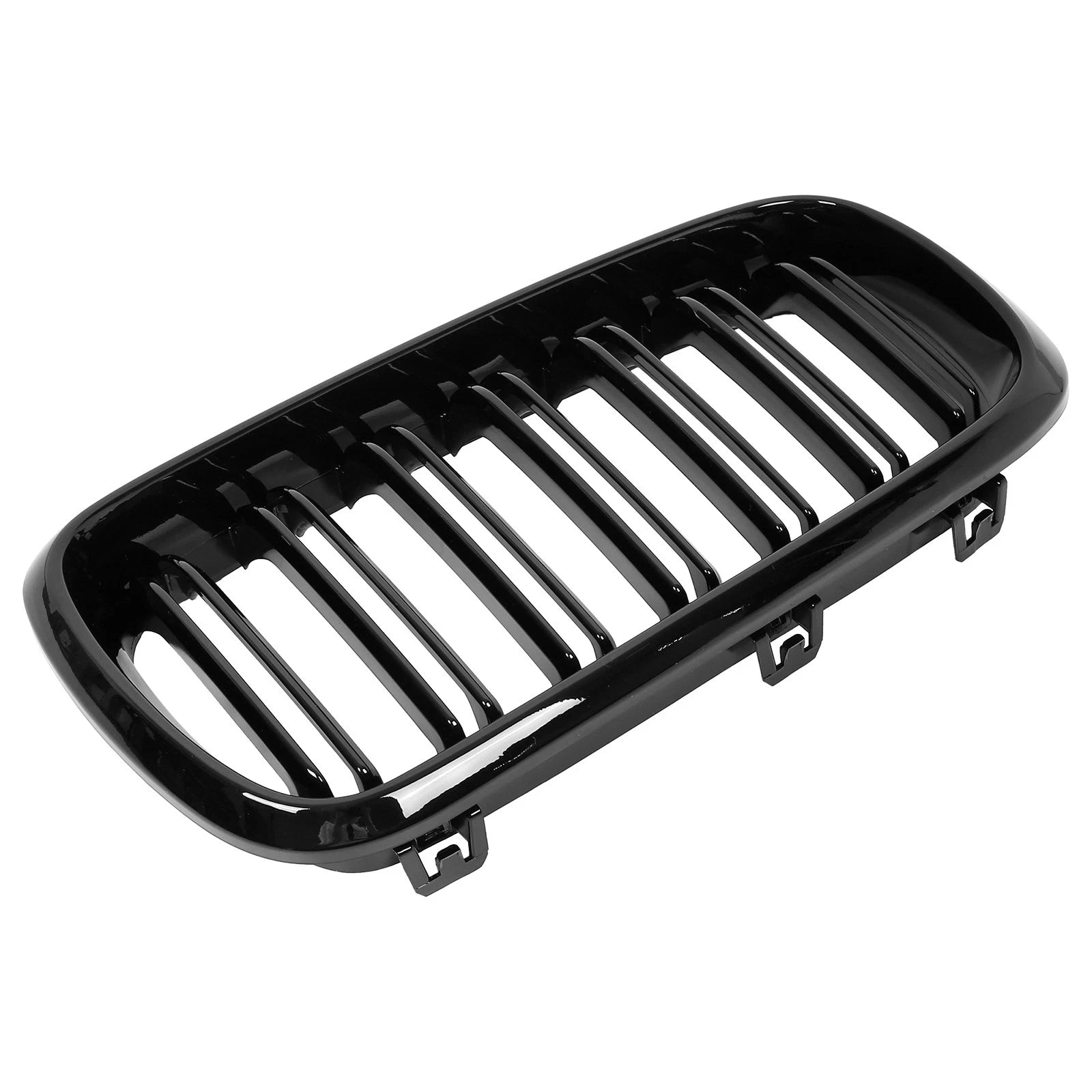Glossy Black Front Kidney Grille for BMW X5 (2014–2018)
