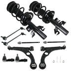 Front Complete Struts Control Arms Tie Rods for Chrysler 200 AWD (2015–2017)
