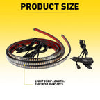 2X 60" LED Running Board Light for Universal Vehicles