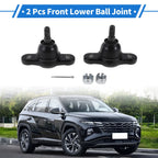 2X Front Lower Ball Joints for Hyundai Tucson (2005–2009) No. 517602E000/HYBJ3977