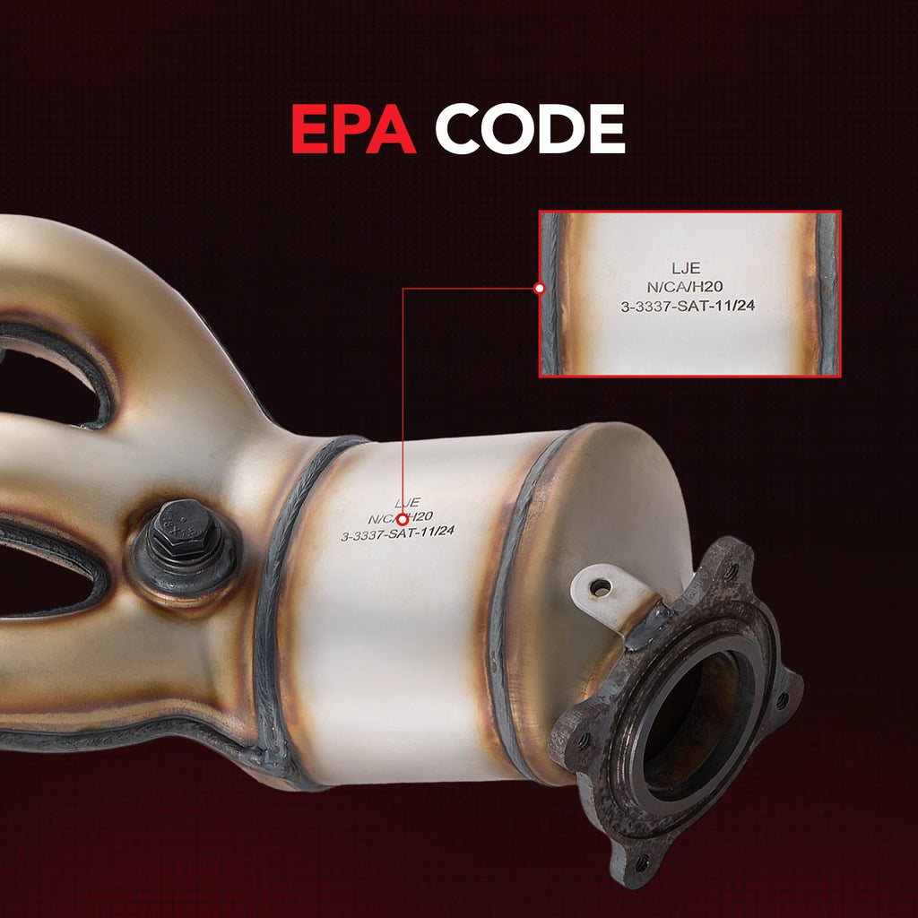 Set of 2 Catalytic Converters for Volvo XC70 (2008–2010) 641422
