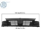 Plastic Radiator Grille for Nissan Kicks S SV (2025) Gloss Black Finish