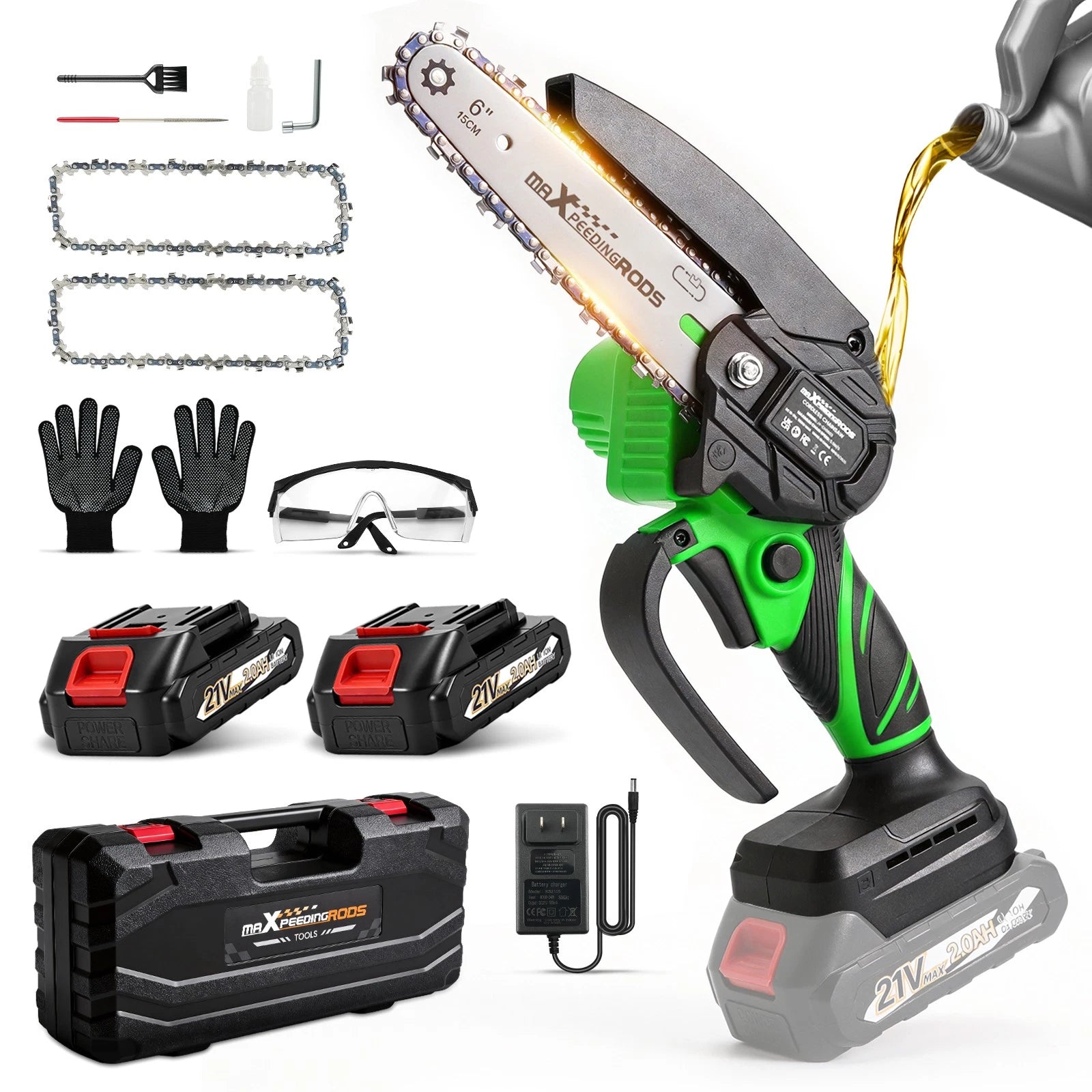 Electric Chainsaw for Mini (Cordless, 21V)