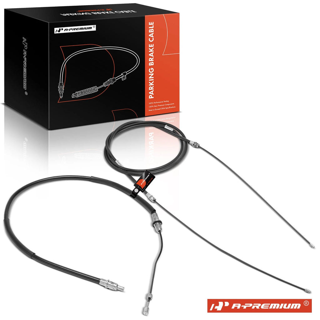 2Pcs Rear Side Parking Brake Cable for Ford F-150 (2000–2003)