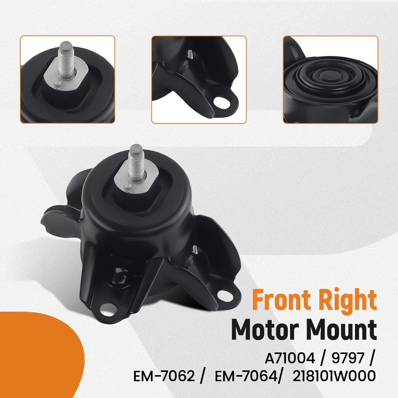 3X Engine Motor & AT Transmission Mount for Hyundai Elantra (2011–2017)