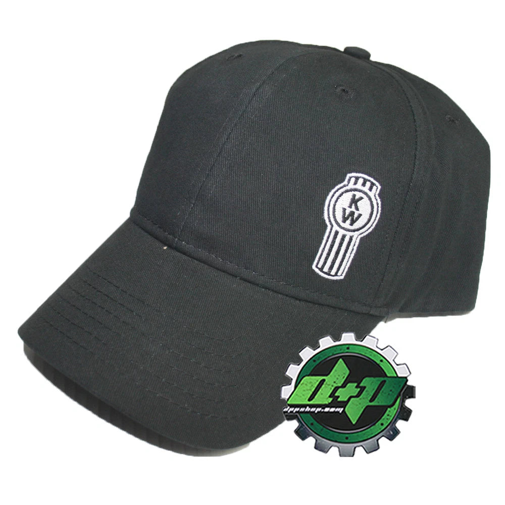 Kenworth Black Side Bug Baseball Cap for KW Semi Truck (Fits All Models)