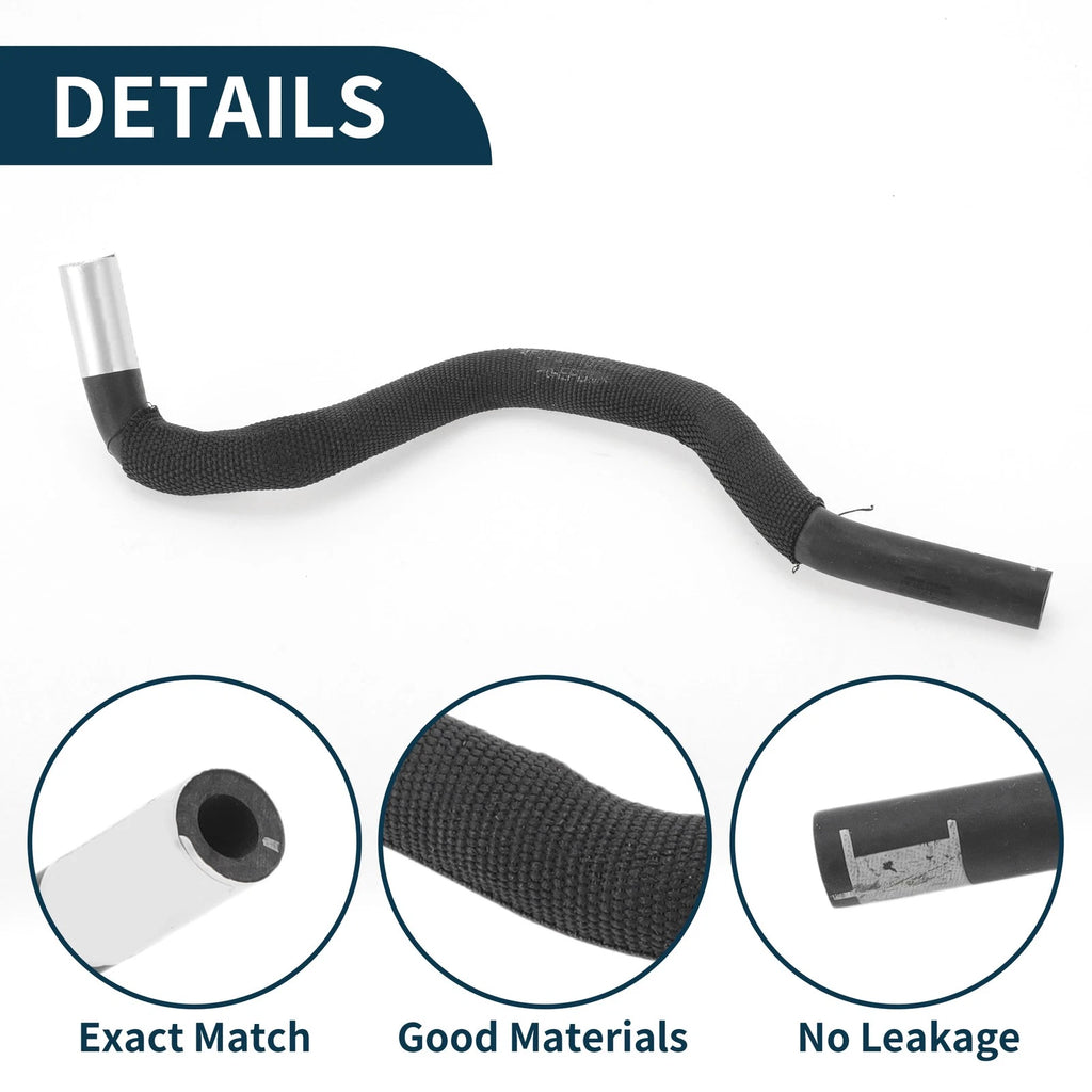 Radiator Hose Coolant Pipe for Audi A6L (2019–2020) 4F0121107AJ Rubber 1 Pc