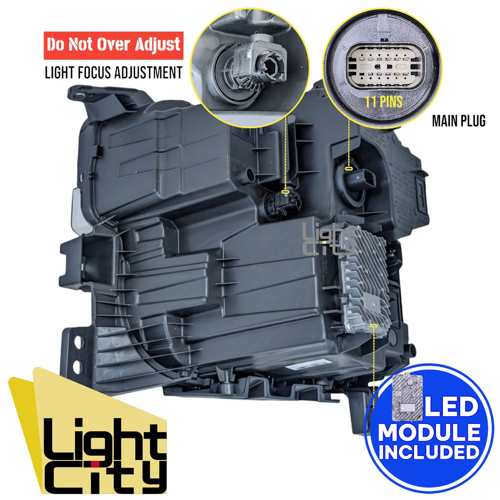 Full LED Right Headlight for Chevy Silverado 1500 LTZ RST (2022–2026)