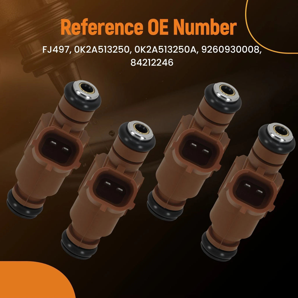 4X Fuel Injectors for Kia Spectra 1.8L (2000–2004) 1793CC Replacement Kit