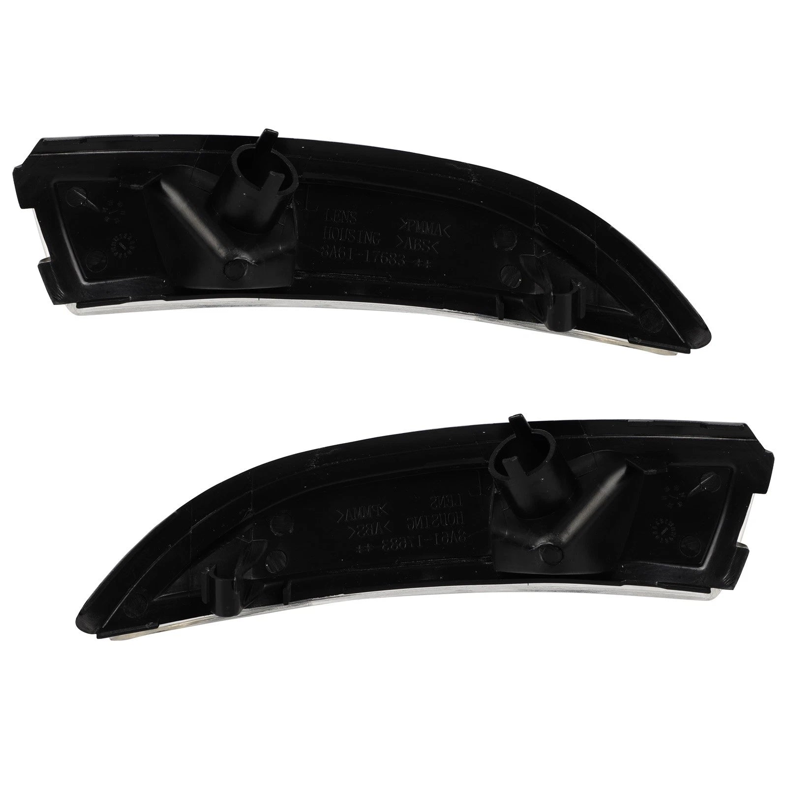 Mirror Pair for Ford Fiesta (2008–2017) Turn Signal NON-LED
