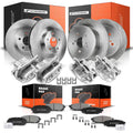 Set of 16 Front & Rear Disc Brake Rotors, Pads & Calipers for Subaru Outback 
