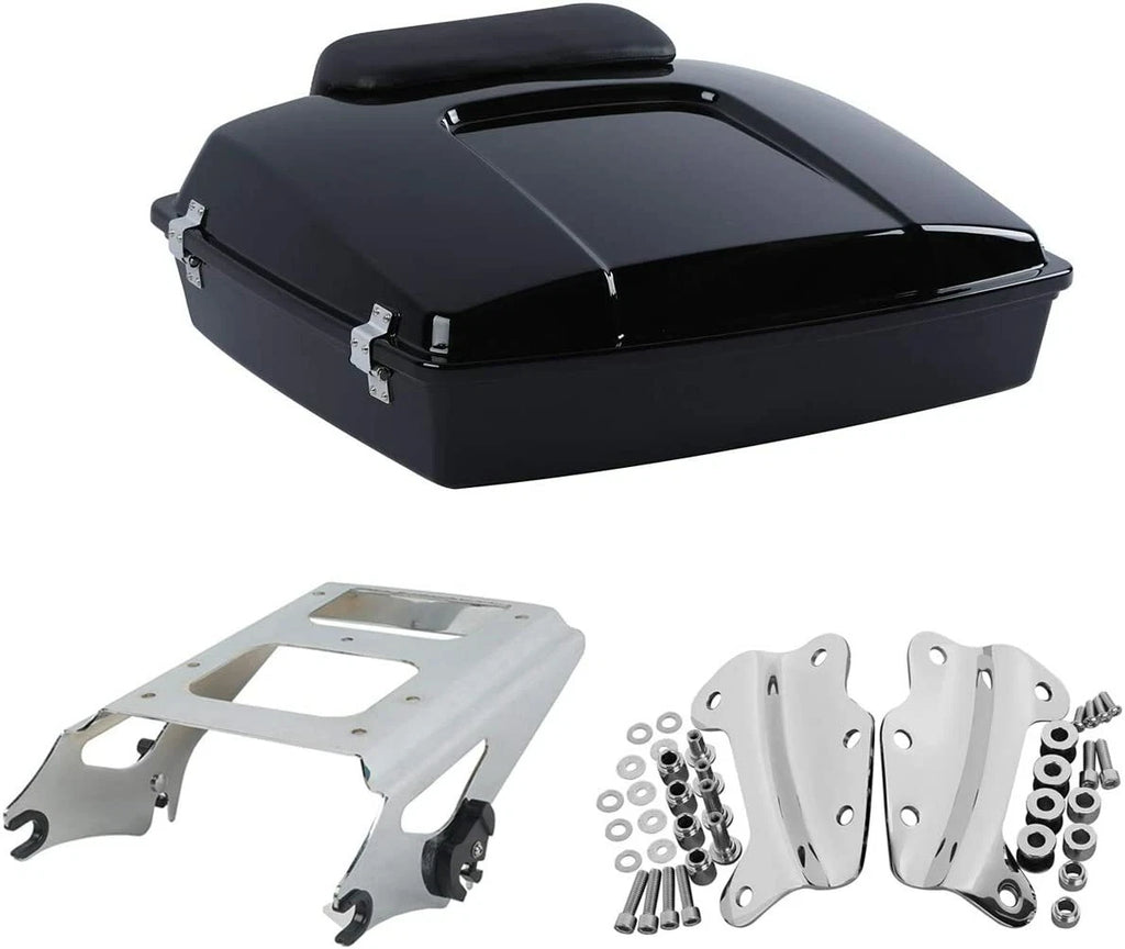 Razor Trunk Pad Mount Rack 4 Point Docking Hardware for Harley Road Glide (2009–2013)