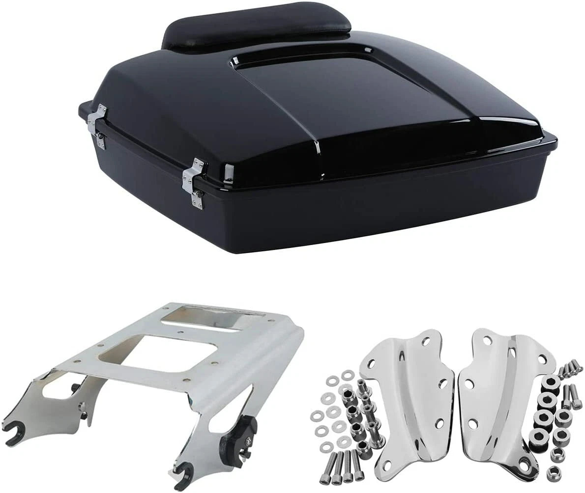 Razor Trunk Pad Mount Rack 4 Point Docking Hardware for Harley Road Glide (2009–2013)