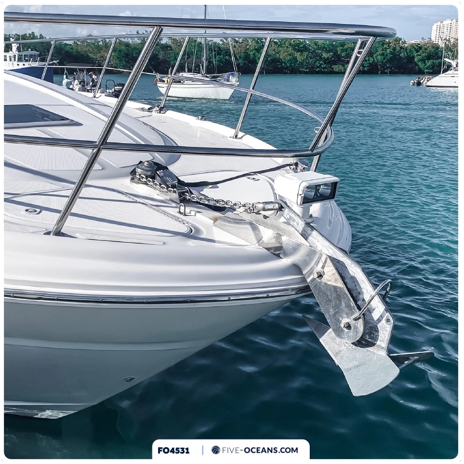 Windlass Anchor Rode 9/16"x200' Rope & 5/16"x20' G4 Chain for Boats