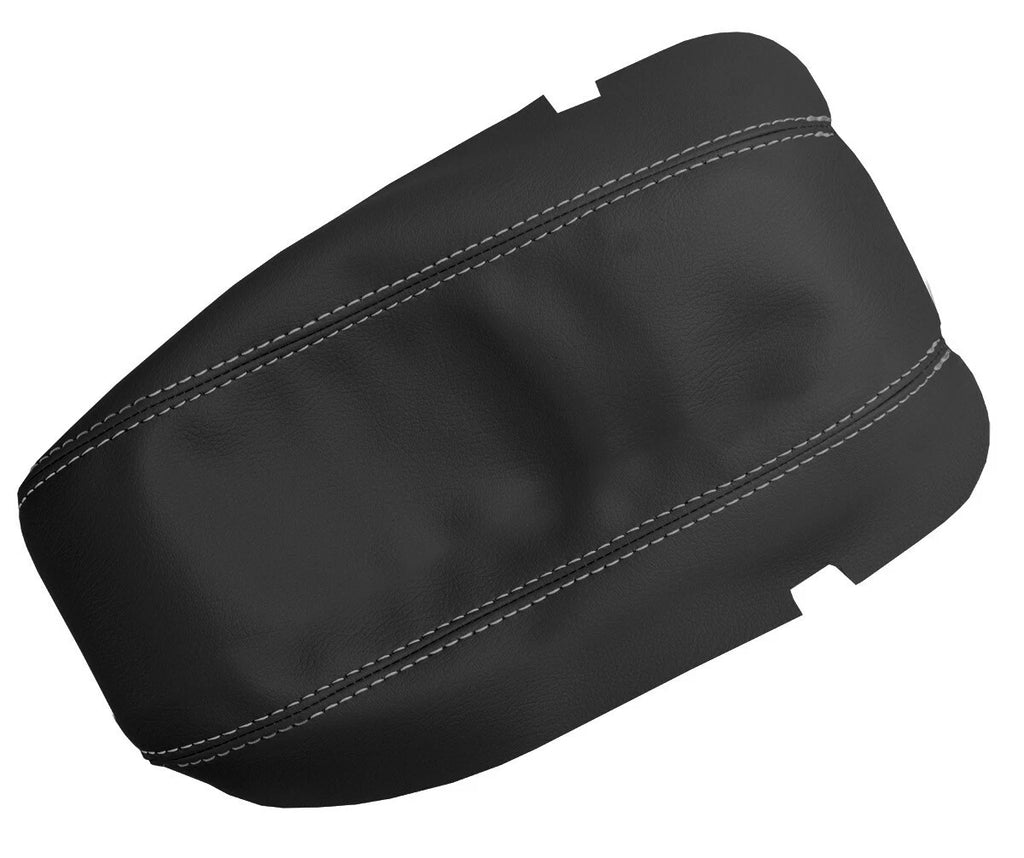 Leather Console Lid Armrest Cover for Acura CL (1997–1999) Gray Stitch