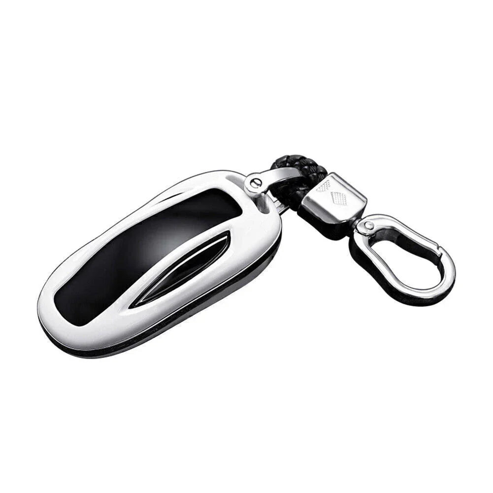 Carbon Fiber Key Fob Case Cover for Tesla Model X (2016-2023)