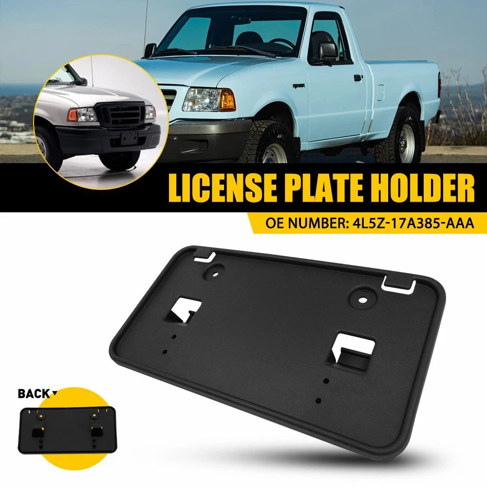 Set of 2 Front License Plate Tag Frame Brackets for Ford Ranger (2001–2005) 4L5Z-17A385-AAA